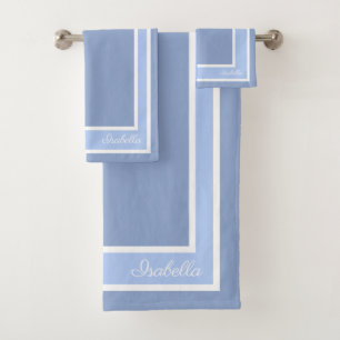 Conjunto De Toalhas Serenidade Moderna Simples