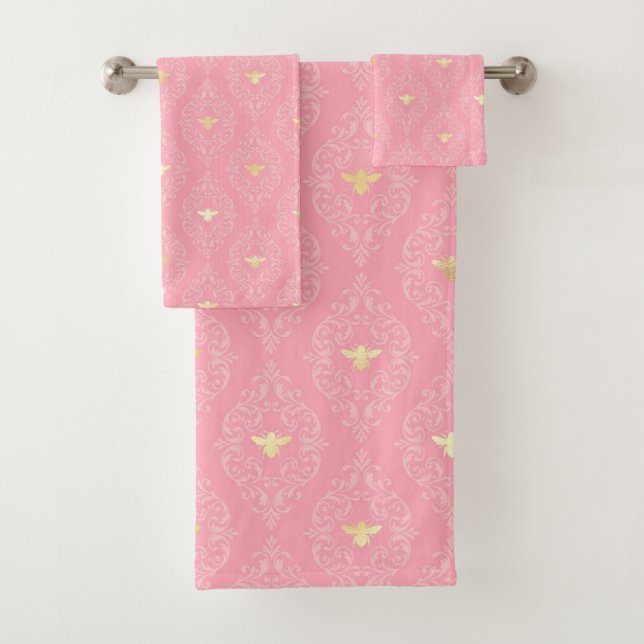 Conjunto De Toalhas Série Princesa Abelha Design #3  (Insitu)