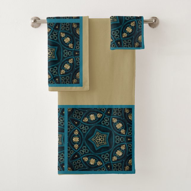 Conjunto De Toalhas Set Asciugamani bagno Bathroom (Insitu)