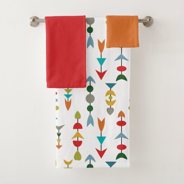 Conjunto De Toalhas Setas Coloridas (Insitu)