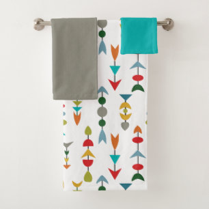 Conjunto De Toalhas Setas Coloridas
