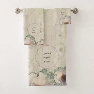 Conjunto De Toalhas Seu logotipo, Russo, Árvore Charm Peony 