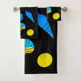 Conjunto De Toalhas Shell do Mar de Praia