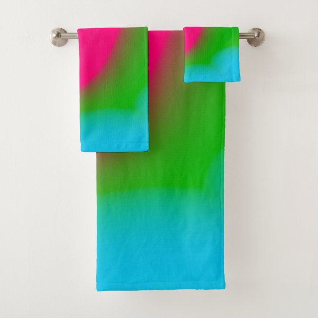 Conjunto De Toalhas Sherbet Watercolor (Insitu)