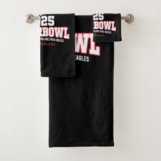 Conjunto De Toalhas Showdown da Super Bowl 2025