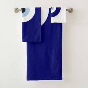 Conjunto De Toalhas Símbolo de Boa sorte e Proteção para Olhos Mau Azu