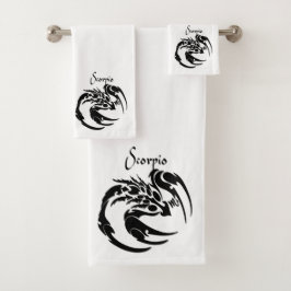 Conjunto De Toalhas Símbolo e Signo do Zodíaco de Escorpião