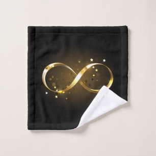 Conjunto De Toalhas Símbolo Infinity do ouro
