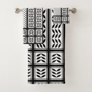 Conjunto De Toalhas Símbolo Keffiyeh do Padrão de Resistência Palestin