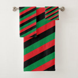 Conjunto De Toalhas Símbolo Pan-Africano Flag & Unia / fã esportivo