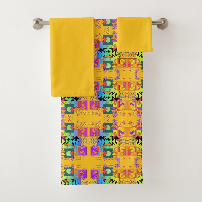 Conjunto De Toalhas Símbolos + Pontuação  (Insitu)