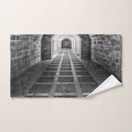 Conjunto De Toalhas Simetria em preto e branco