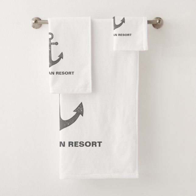 Conjunto De Toalhas Simple Custom Towel Set for Company - Promotional  (Insitu)