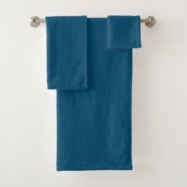 Conjunto De Toalhas Simple Ocean Blue Authority®