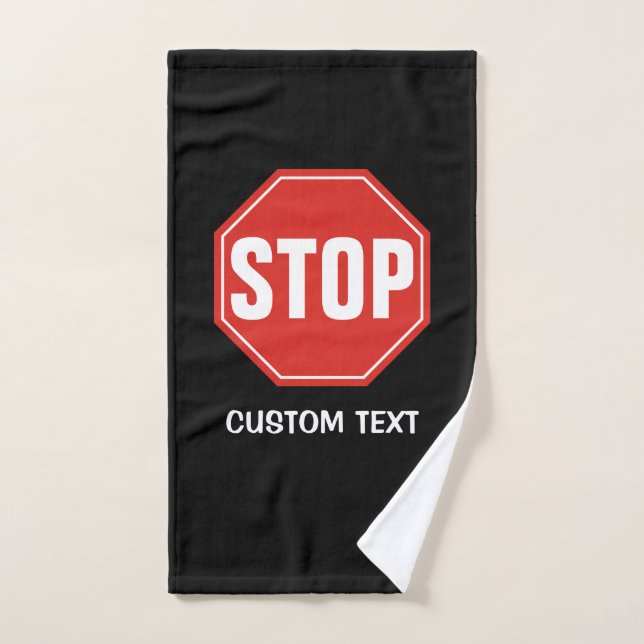 Conjunto De Toalhas Sinal STOP (Toalha de mão)
