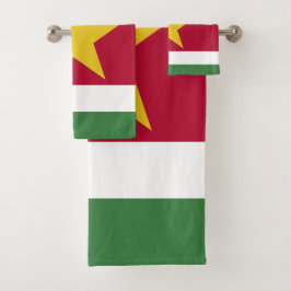 Conjunto De Toalhas Sinalizador Suriname