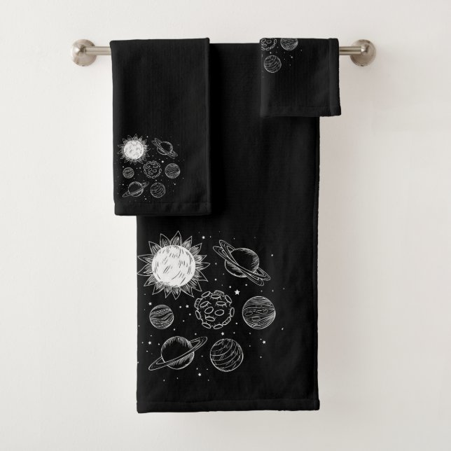 Conjunto De Toalhas Sistema Solar   (Insitu)