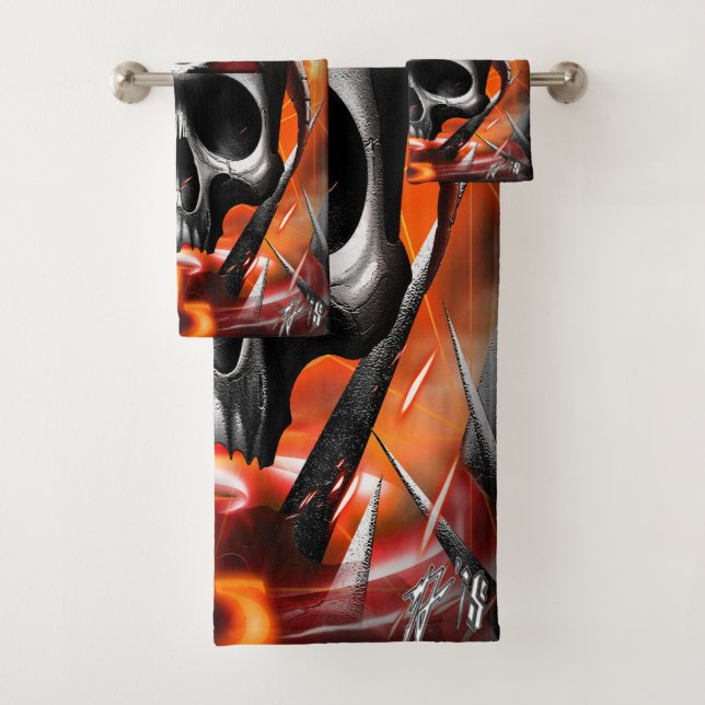 Conjunto De Toalhas Skull Eye Joe (Insitu)