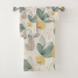 Conjunto De Toalhas Soft Spring Botanical Towel