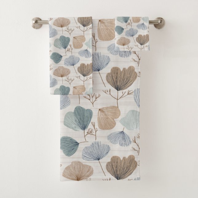 Conjunto De Toalhas Soft Spring Botanical Towel (Insitu)