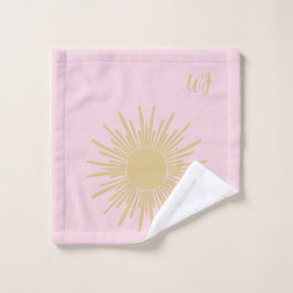 Conjunto De Toalhas Sol Inicial Personalizado