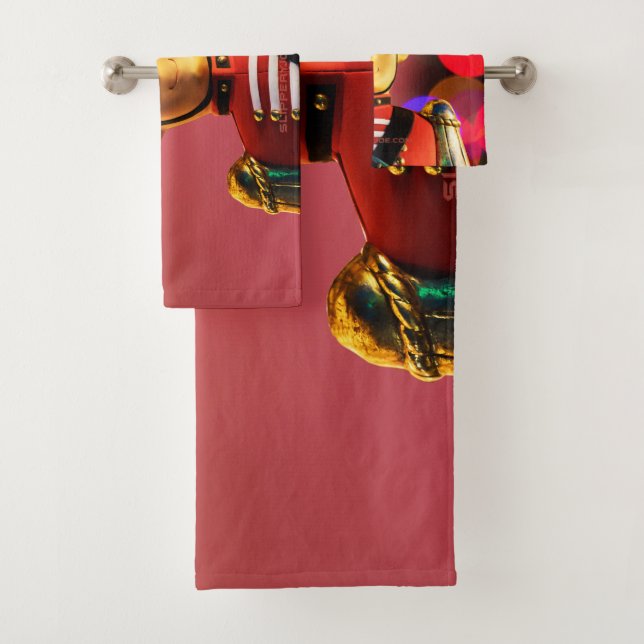 Conjunto De Toalhas Soldado artístico de Natal SlipperyJoe gay pri (Insitu)