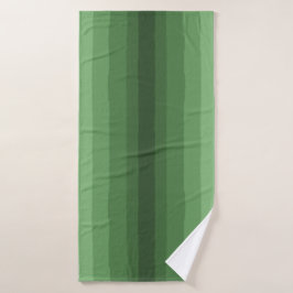 Conjunto De Toalhas Sombras Minimalistas de Grelhas de Gradiente Verde