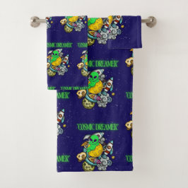 Conjunto De Toalhas sonhador cósmico