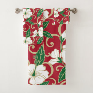 CONJUNTO DE TOALHAS SONHO POLINÊSIO (NATAL) SONHO DE BANHO