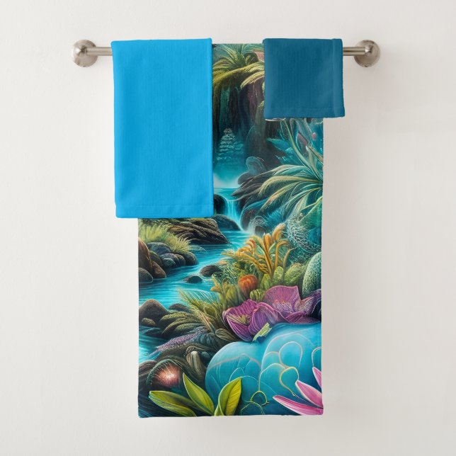 Conjunto De Toalhas Sonho Psicodélico Encantado (Insitu)