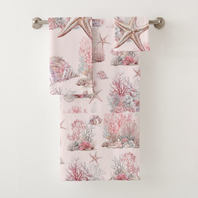 Conjunto De Toalhas Sonhos sob o mar (Insitu)