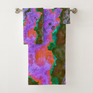 Conjunto De Toalhas Sour Marble