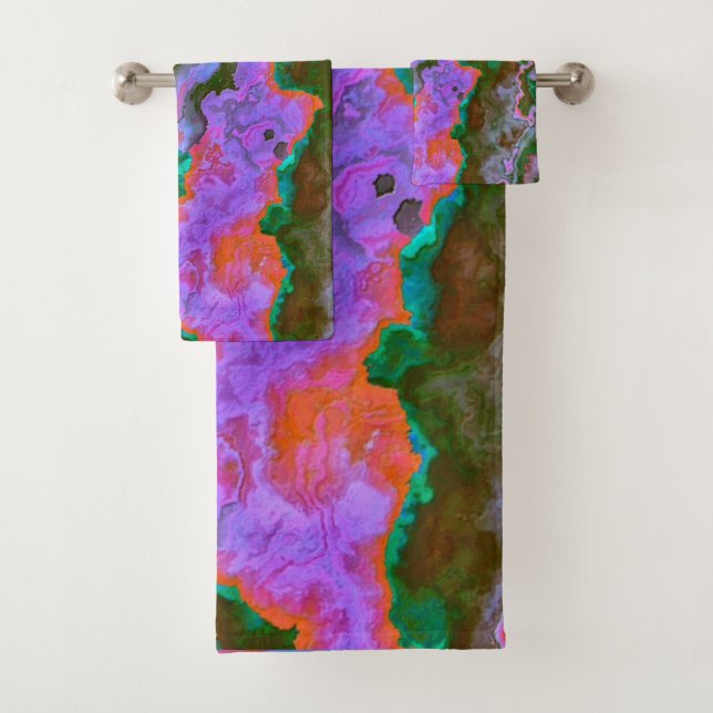 Conjunto De Toalhas Sour Marble (Insitu)