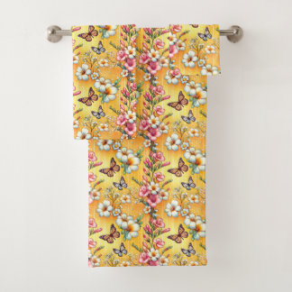 Conjunto De Toalhas Spring Floral 