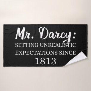 Conjunto De Toalhas Sr. Darcy: Expectativas Irrealistas Desde 1813 II