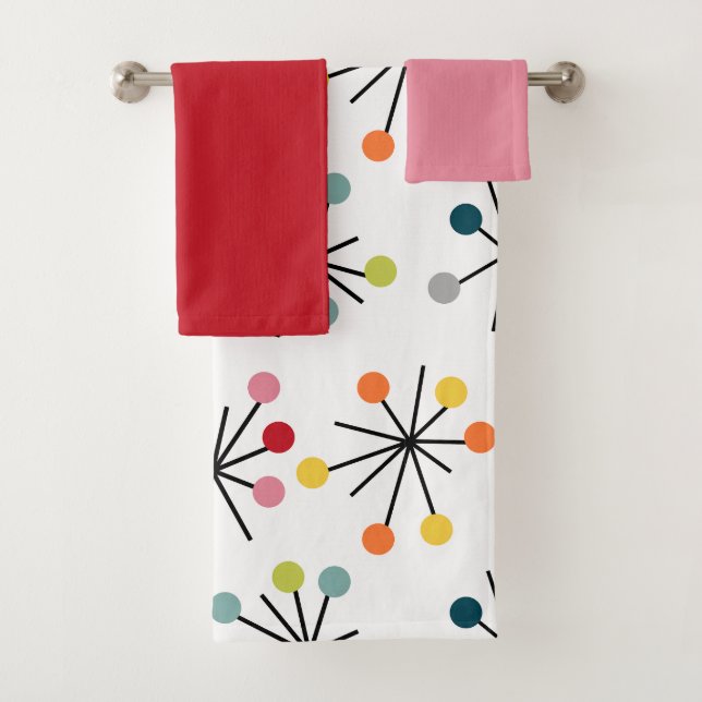 Conjunto De Toalhas Starbursts Bath Totoset (Insitu)