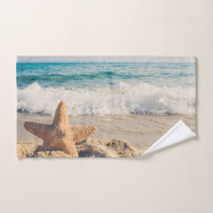 Conjunto De Toalhas Starfish em uma fotografia de Sandy Beach