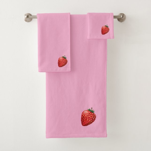 Conjunto De Toalhas Strawberry (Insitu)