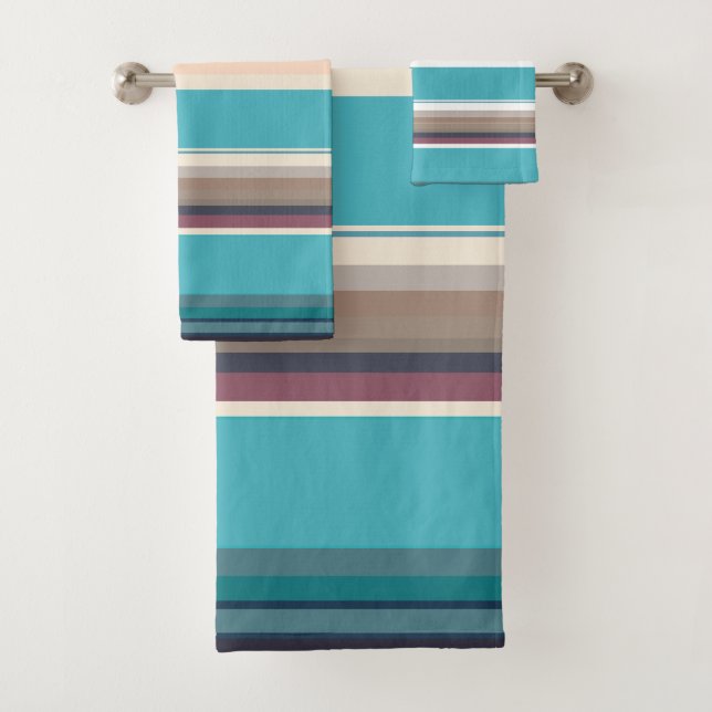 Conjunto De Toalhas Stripes do Horizonte (Insitu)