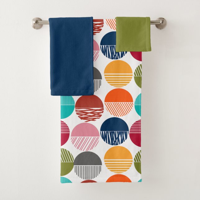 Conjunto De Toalhas Stripes e Sólidos (Insitu)