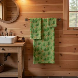 Conjunto De Toalhas Suave e Absorvente Inspirado na Natureza
