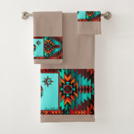 Conjunto De Toalhas Sudoeste de Kokopelli Bath Towel Set