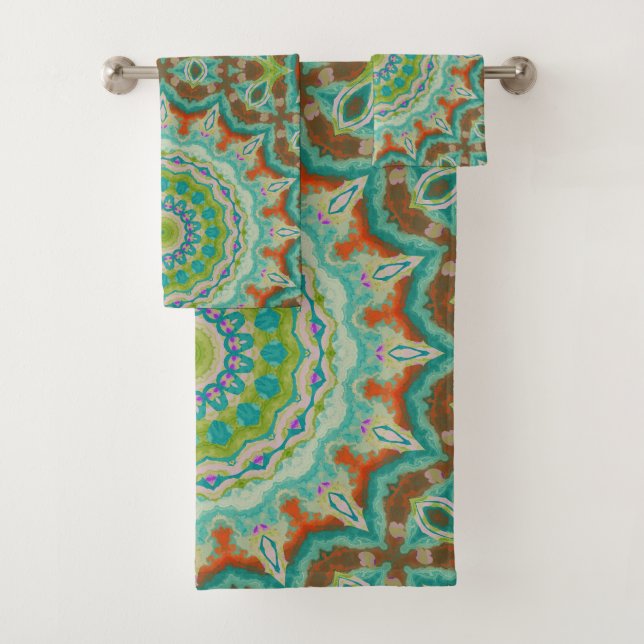 Conjunto De Toalhas Sudoeste de Mandala 2 (Insitu)