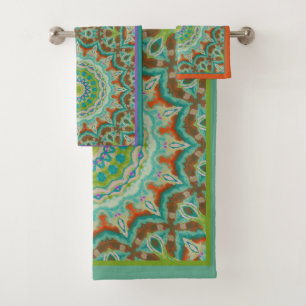 Conjunto De Toalhas Sudoeste de Mandala 2