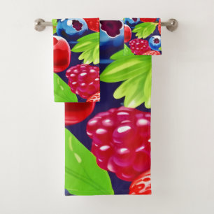 Conjunto De Toalhas Summer Berry Medley
