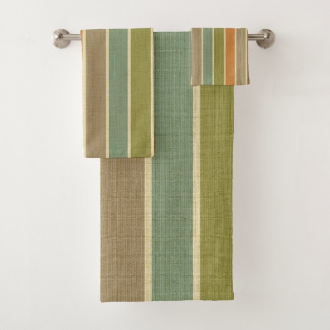 Conjunto De Toalhas Summer Linen Stripes (Insitu)