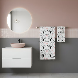 Conjunto De Toalhas Sumo e Cherry Blossoms