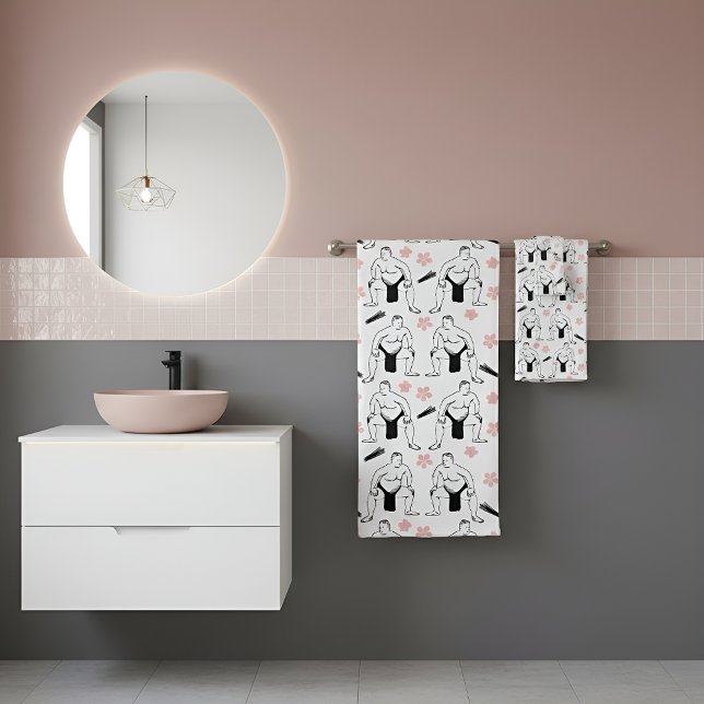 Conjunto De Toalhas Sumo e Cherry Blossoms (Criador carregado)