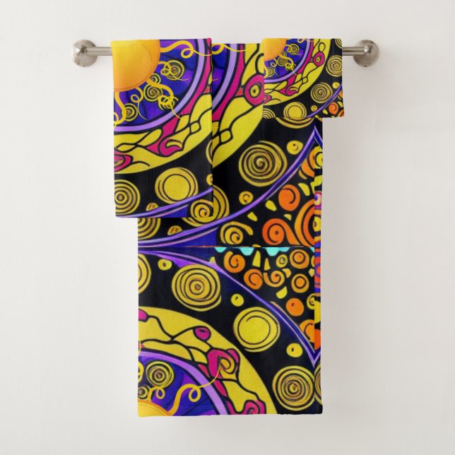 Conjunto De Toalhas Sunny Daze (Insitu)