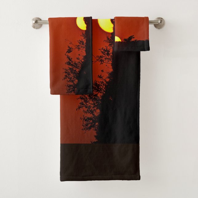 Conjunto De Toalhas Sunset de Verão (Insitu)